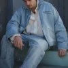 Elwood Petrol Denim Jacket Front