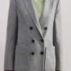 Emilia Fox Silent Witness S29 Grey Blazer Front