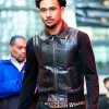 Get Jared McCain Black Leather Vest now