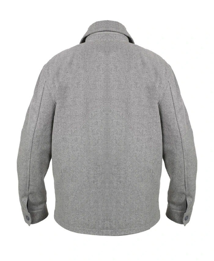Billy Magnussen The Audacity S01 grey wool jacket