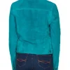 Happys Place S02 Reba McEntire Blue Suede Jacket Back