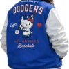 Hello Kitty Dodgers Jacket Back