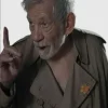 Ian McKellen The Christophers Brown Coat For Sale