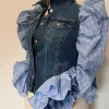 Imperfect Women Kerry Washington Denim Jacket Front