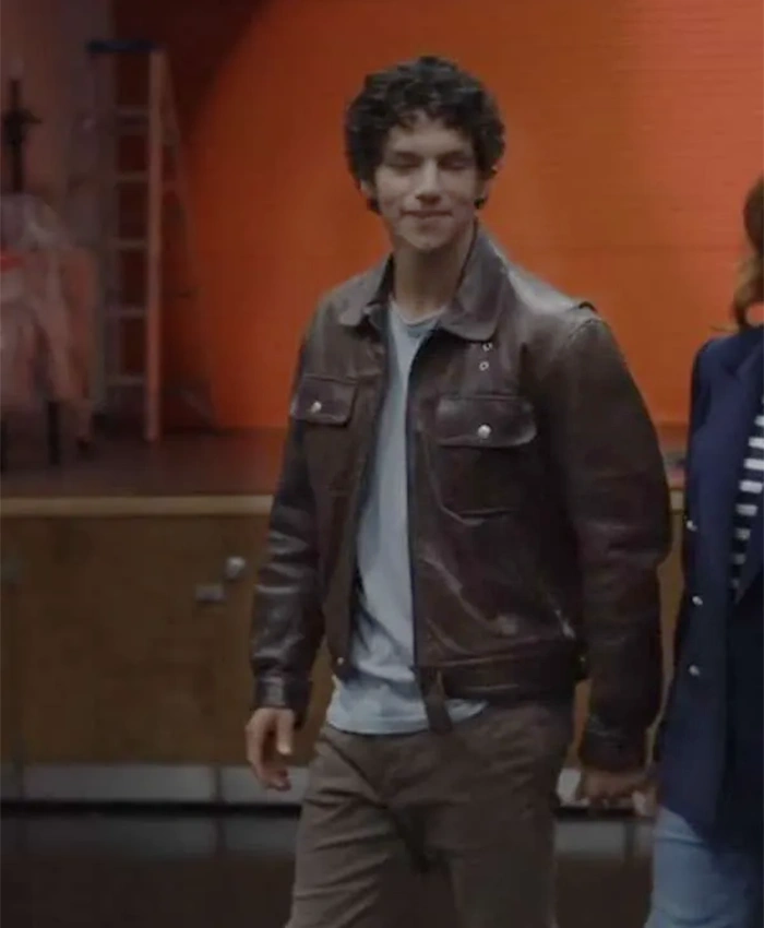 Isaac Hernandez Dreams Brown Leather Jacket For Sale