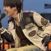 J Hope BTS SWIMSIDE Event 2026 Jung Hoseok Black and White Varsity Jacket