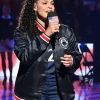 Jordin Sparks Los Angeles Clippers Game Varsity Jacket