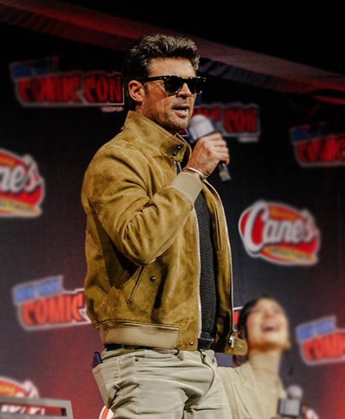 Karl Urban Mortal Kombat II Brown Suede Jacket For Sale