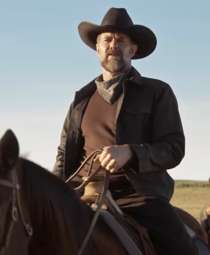 Lanterns S01 Garret Dillahunt Brown Jacket For Sale