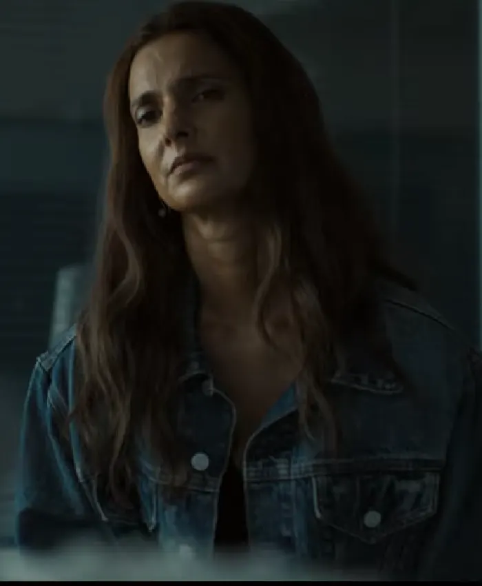 Lanterns S01 Poorna Jagannathan Denim Jacket For Sale