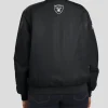 Las Vegas Raiders Black Patch Bomber Jacket For Sale