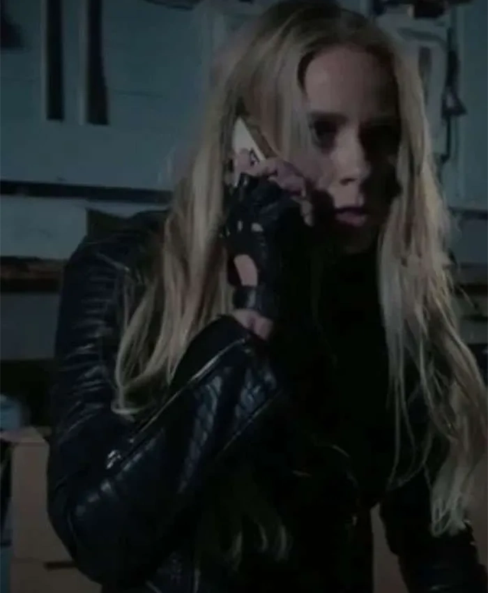 Last Hit LeeAnne Bauer Black Leather Jacket For Sale