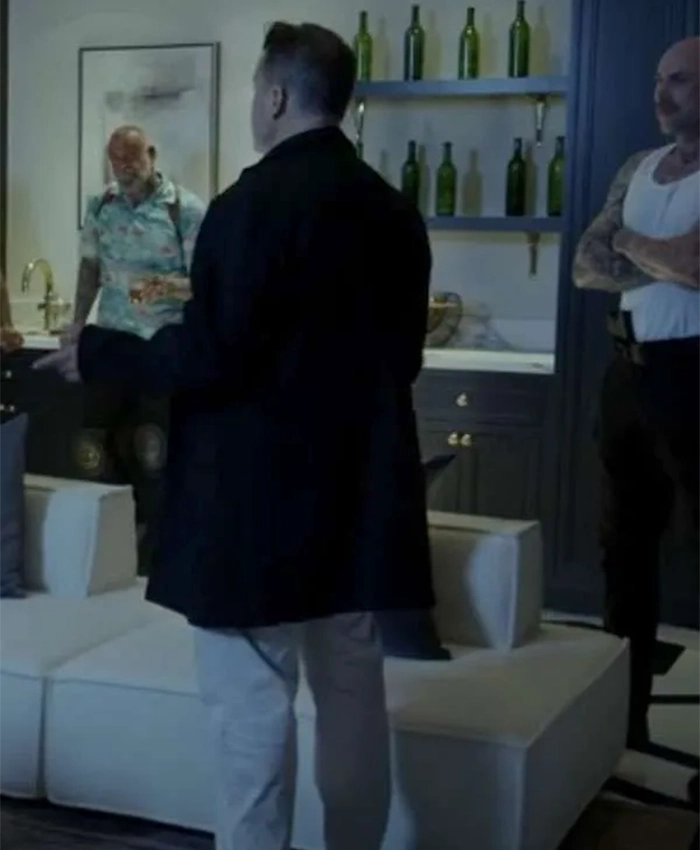 Last Hit Levee Duplay Black Wool Coat Back