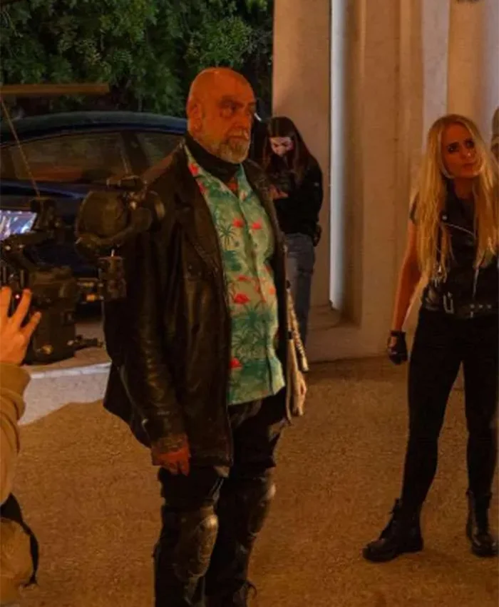 Last Hit Mike Ferguson Black Leather Coat