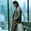 Lauren Budd Jitters 2026 Julia Brown Cotton Coat
