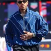 Lewis Hamilton Blue Cotton Track Jacket
