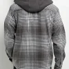 Logan Durston Greys Anatomy S22 Van Crosby Flannel Hooded Jacket