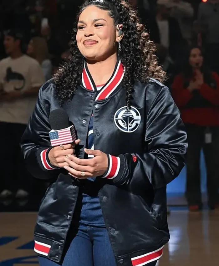Los Angeles Clippers Jordin Sparks Game Varsity Jacket