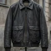 Manager Jo Humint Black Leather Jacket