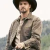 Marshals Kayce Dutton Brown Cotton Jacket For Sale