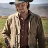 Marshals Kayce Dutton Brown Cotton Jacket Front
