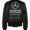 Men’s Y3 X Amg X Mercedes AMG Petronas F1 Logo-detail Black Bomber Jacket
