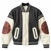 Michael Hoban Basketball 80s Leather Jacket