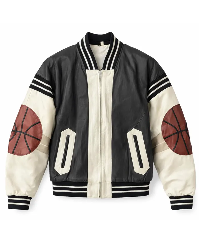 Michael Hoban Basketball 80s Leather Jacket