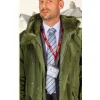 Michael Socha Preschool Green Shearling Jacket
