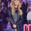 Miley Cyrus iHeartRadio Music Awards Leather Coat