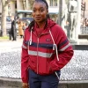 Miu Miu show Paris Fashion Week 2026 Little Simz Red Jacket