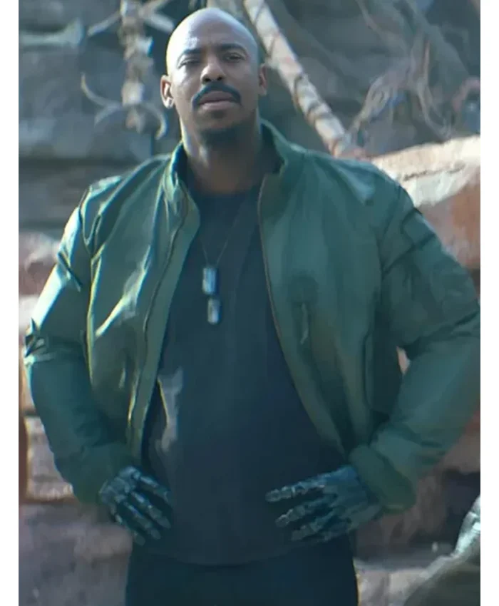 Mortal Kombat II Mehcad Brooks Green Jacket