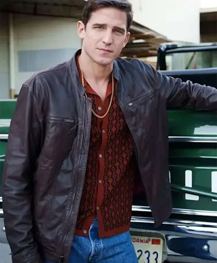 NCIS Origins S02 Dwayne Pride Brown Leather Jacket