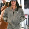 NYC 2026 Priyanka Chopra Denim Bomber Jacket