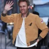 NYC 2026 Wyatt Russell Brown Jacket