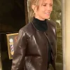 NYC Arielle Kebbel Brown Leather Jacket