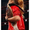 Night RAW Becky Lynch Red Leather Jacket
