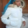 One Piece S02 Charithra Chandran White Puffer Jacket