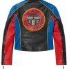 One in a Million Album Singer Aaliyah Babygirl Multi color Leather Jacket