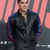 Oscar Casas Idols Moto Leather Jacket Front