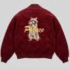 Palace Spring Hungry Raccoon Zip-Up Varsity Quilted Bomber Jacket