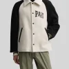 Palm Angels University Wool Jacket Front