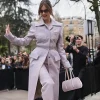 Paris Fashion Week 2026 Barbara Palvin Wool Coat For Sale