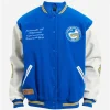 Parramatta Eels 1986 Premiers Blue and White Wool Varsity Jacket