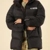 Pe Nation Full Court Puffer Jacket Black