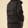 Pe Nation Full Court Puffer Jacket Black Back