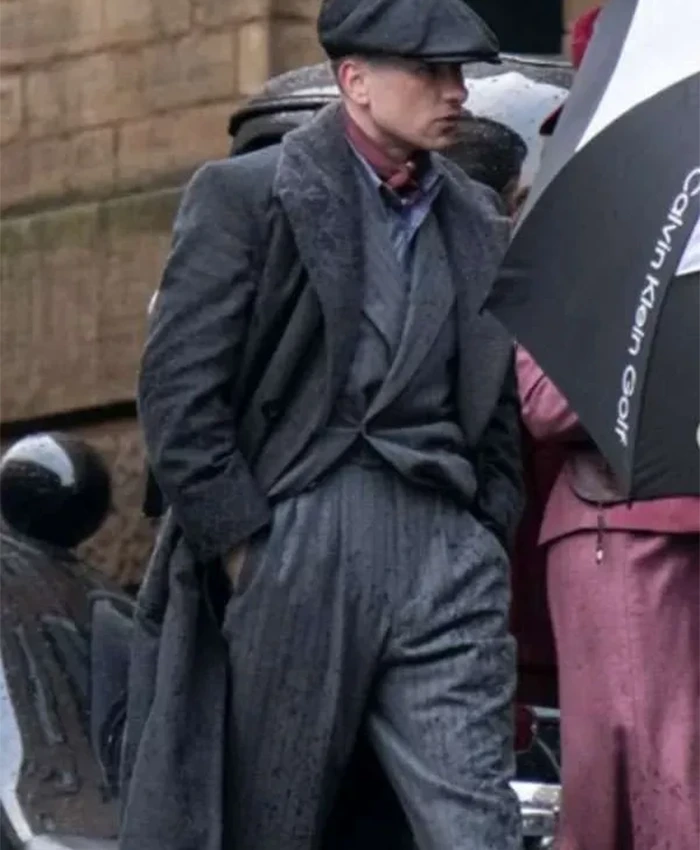 Peaky Blinders The Immortal Man Barry Keoghan Grey Coat Front