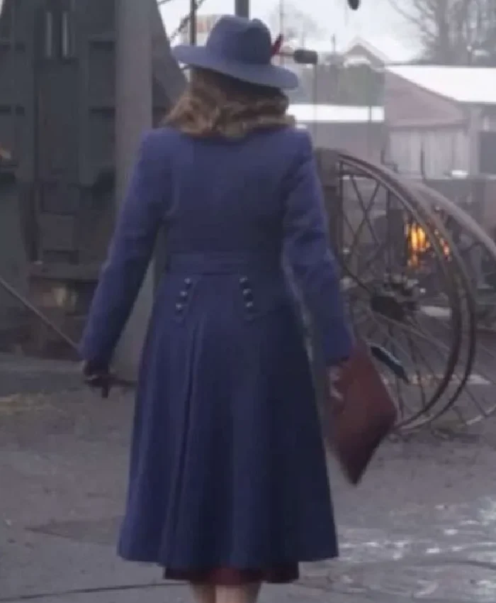 Peaky Blinders The Immortal Man Sophie Rundle Blue Coat For Sale