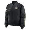 Pittsburgh Steelers Black Patch Bomber Jacket
