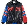Popeye The Sailor Man Leather Jacket For Sale